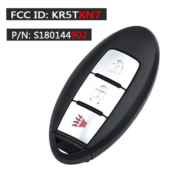 2019-2020 Nissan Pathfinder / Murano / 3-Button Smart Key / PN: 285E3-9UF7A 285E3-9UF7B / S180144902 / KR5TXN7 (AFTERMARKET)